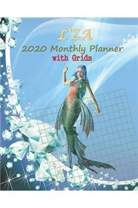 L'ZA - 2020 Monthly Planner with Grids