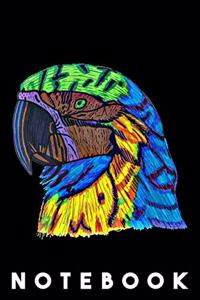 Parrot Dotted Notebook