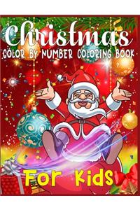 Christmas Color By Number Coloring Book For Kids