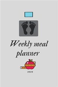Weekly meal planner 2020