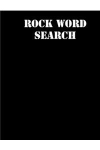 rock Word Search