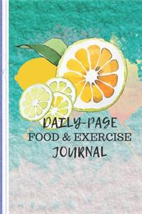 Daily Page Food & Exercise Diary