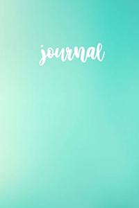 Mint Green Journal