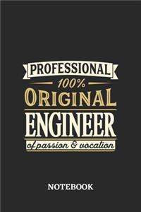 Professional Original Engineer Notebook of Passion and Vocation