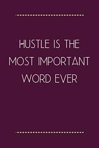 Hustle is the most important word Ever