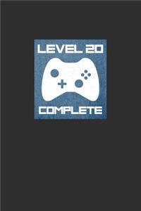 Level 20 Complete
