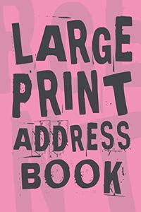 Large Print Address Book