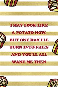 I May Look Like A Potato Now, But One Day I'll Turn Into Fries And You'll All Want Me Then
