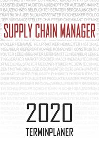 Supply Chain Manager - 2020 Terminplaner