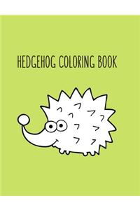 Hedgehog Coloring Book