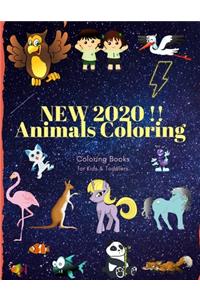 NEW 2020 !! Animals Coloring Coloring Books for Kids & Toddlers
