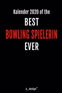 Kalender 2020 für Bowling Spieler / Bowling Spielerin