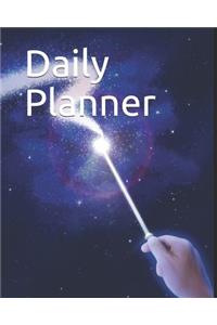 Daily Planner: Magic Fairy Wand Themed Daily Planner 365 Days 8 X 10