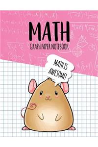 Math Graph Paper Notebook