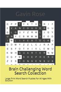 Brain Challenging Word Search Collection