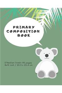 Primary Composition Book