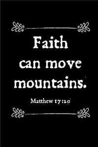 Faith Can Move Mountains