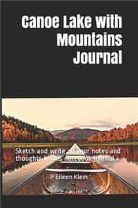 Canoe Lake with Mountains Journal