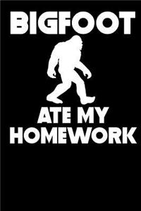 Bigfoot Ate My Homework