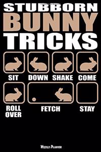 Stubborn Bunny Tricks Weekly Planner