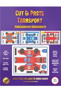 Kindergarten Worksheets (Cut and Paste Transport)