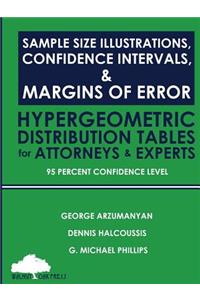 Sample Size Illustrations, Confidence Intervals, & Margins of Error: Hypergeometric Distribution Tables for Attorneys and Experts: 95 Percent Confidence Level