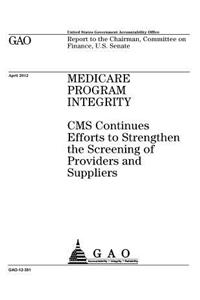 Medicare program integrity