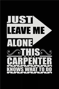 Just Leave Me Alone This Carpenter Knows What To Do