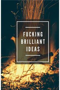 Fucking Brilliant Ideas (Notebook)