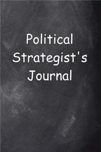 Political Strategist's Journal Chalkboard Design