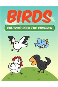 Birds Coloring Book for Children: Fun&easy