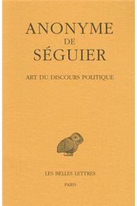Anonyme de Seguier, Art Du Discours Politique