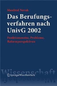 Das Berufungsverfahren Nach Univg 2002