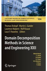 Domain Decomposition Methods in Science and Engineering XXII