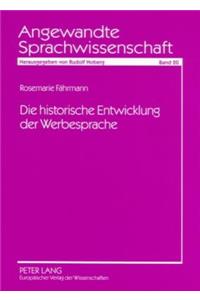 Die Historische Entwicklung Der Werbesprache