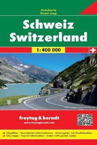 Switzerland Road Map 1:400 000