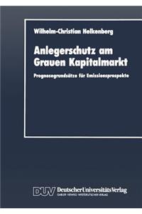 Anlegerschutz Am Grauen Kapitalmarkt