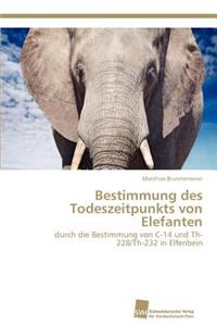 Bestimmung Des Todeszeitpunkts Von Elefanten