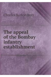 The appeal of the Bombay infantry establishment