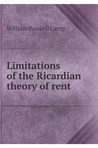 Limitations of the Ricardian Theory of Rent