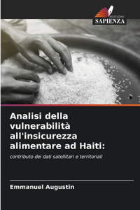 Analisi della vulnerabilità all'insicurezza alimentare ad Haiti