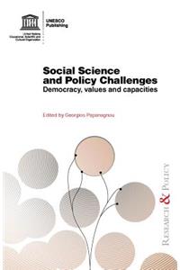 Social science and policy challenges