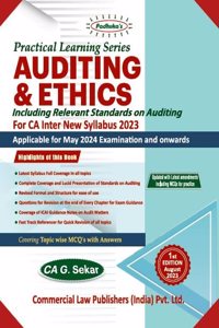 Practical Learning Series Auditing and Ethics for CA Inter New Syllabus 2023