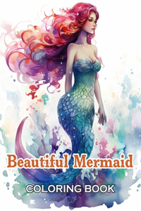 Beautiful Mermaid Coloring Book