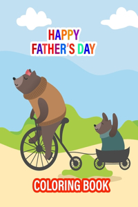 Happy Father's Day Coloring Book
