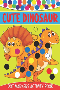 Cute Dinosaur Dot Markers Activity Book