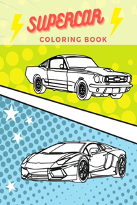 Supercar Coloring Book