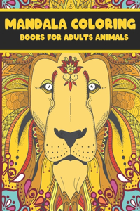 Mandala coloring books for adults animals