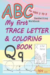 ABC Handwriting Workbook for kids 3 to 5