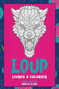 Livres à colorier - Moins de 10 euro - Animal sauvage - Loup